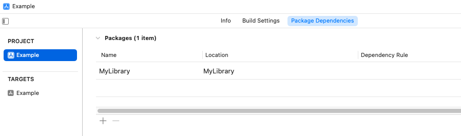Package Dependencies